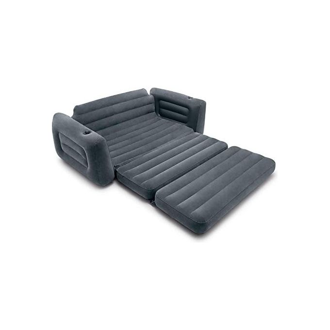 Intex Pull-Out Sofa Divano Gonfiabile 203x224x66cm Grigio