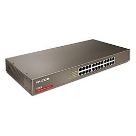 F1024 Switch 24 Porte Lan Unmanaged Desktop 10/100m 1U 19" Montabile a Rack