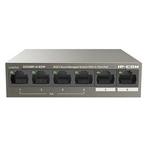 IP-Com G2206P-4-63W Switch Poe 4 Porte Ethernet Base-t 10/100/1000 Poe 2 Porte Uplink 10/100/1000