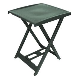 Ipae-Progarden Tavolo in PP Arno Verde Pieghevole 50x47x65hcm