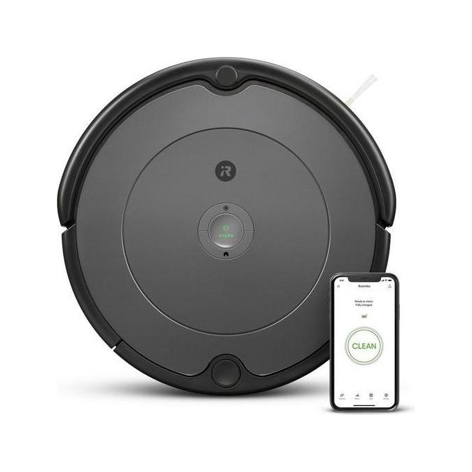 iRobot Roomba 697 Robot Aspirapolvere senza Sacchetto Capacita' 0,6 Litri Autonomia 60 minuti Tecnologia Dirt Detect Nero/Grigio