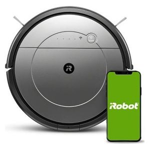 iRobot Roomba Combo Robot Aspirapolvere e Lavapavimenti Capacita' 0,45 Litri Autonomia 110 minuti Compatibile con Assistenti Vocali Grigio