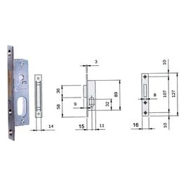 Iseo 7581510 Serr Prof.fr 16 S/cil E15