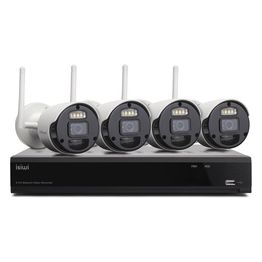 Isiwi ISW-K1N8BF2MP-4 GEN1 Kit Wireless Nvr 8 Canali  4 Telecamere Ip 1080p