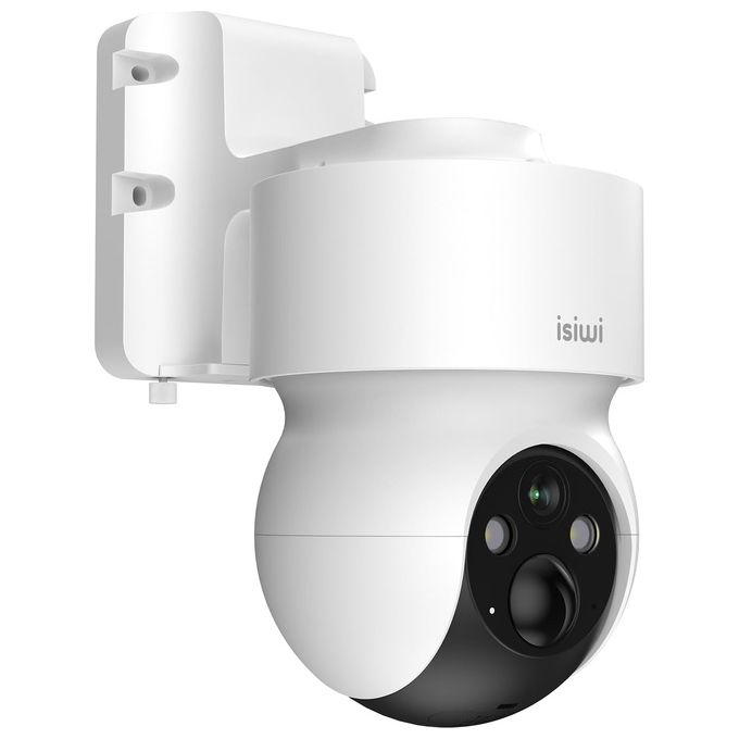 Image of Isiwi Telecamera a Batteria 4G rossoi 2k Pt per Esterno Ir Led e Showcolor Audio Bidirezionale Sd C