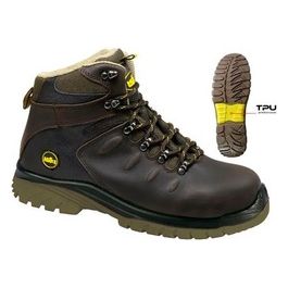 Calzature Da Lavoro Alte 39 Falcon Marrone Scuro