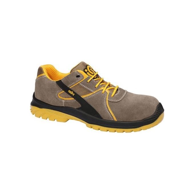 Issa Paddle Scarpe Da Lavoro Bassa S1P Metal Free Misura 43 Beige - Giallo