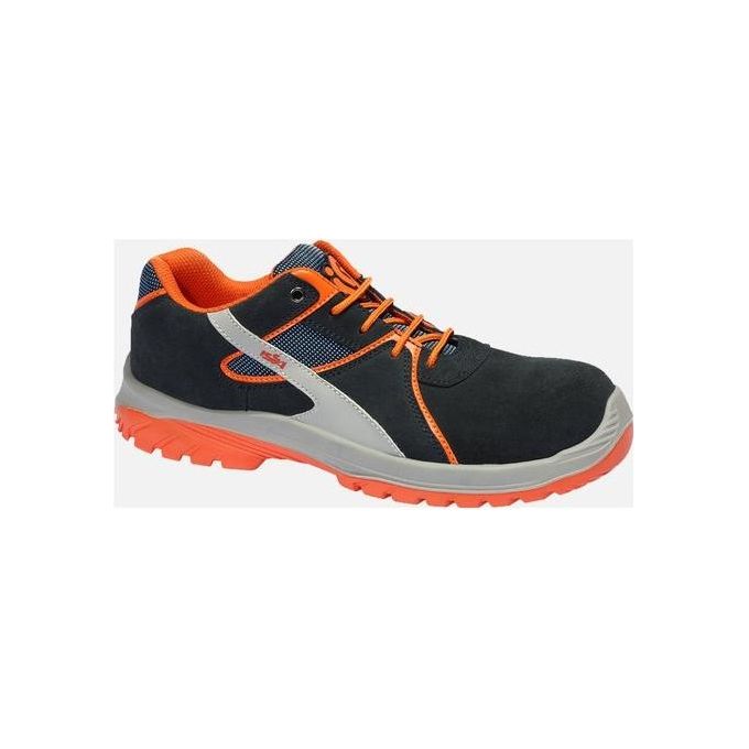Issa Station Scarpe Da Lavoro Basse S1P Metal Free Misura 41 Nero-Arancio