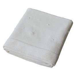 Coperta Lettino Modello 020220005 in Morbido Cotone Pois Bianco Ideale per Comfort e Stile nel Sonno del tuo Bambino