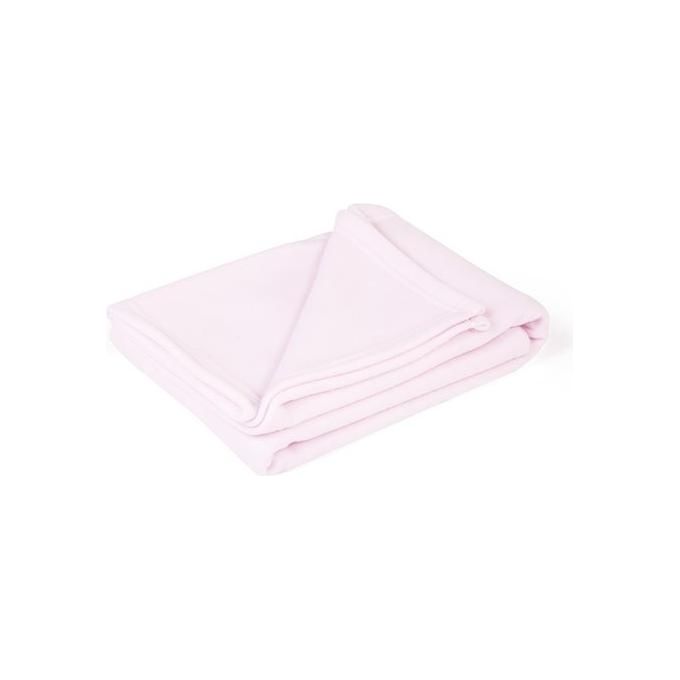Image of Italbaby Copertina Pile per Lettino Tinta Unica Rosa