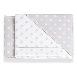 Lenzuola Culla Next2me Set 3 Pezzi Pois Grey