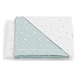 Set Letto 3 Pezzi Stelle Menta