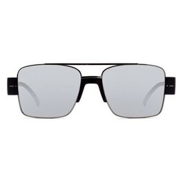 Occhiali da Sole Mod SEBASTIAN 0817 COMBO BLACK per Uomo con Montatura in Acciaio e Acetato di Cellulosa