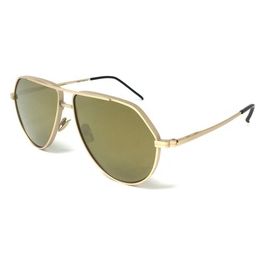 Occhiali da Sole Mod Dominique 05252 SUPERTHICK SUN UOMO PINK GOLD Design Innovativo in Acciaio Oversize Comfort Superior