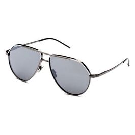 Occhiali da Sole Mod Dominique 05252 SUPERTHICK SUN UOMO GUN METAL AND WHITE Design Oversize e Comfort Innovativo