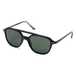 Occhiali da Sole Mod 0700 THIN ROUND SUN B2 NERO CON LENTI VERDI PER UNO STILE UNICO E TENDENZA MODERNA
