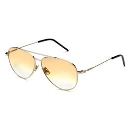 Occhiali da Sole Mod 0310 SUPERTHIN GOLD GLOS con Lenti Sfumate Marroni in Metallo Chic e Resistente