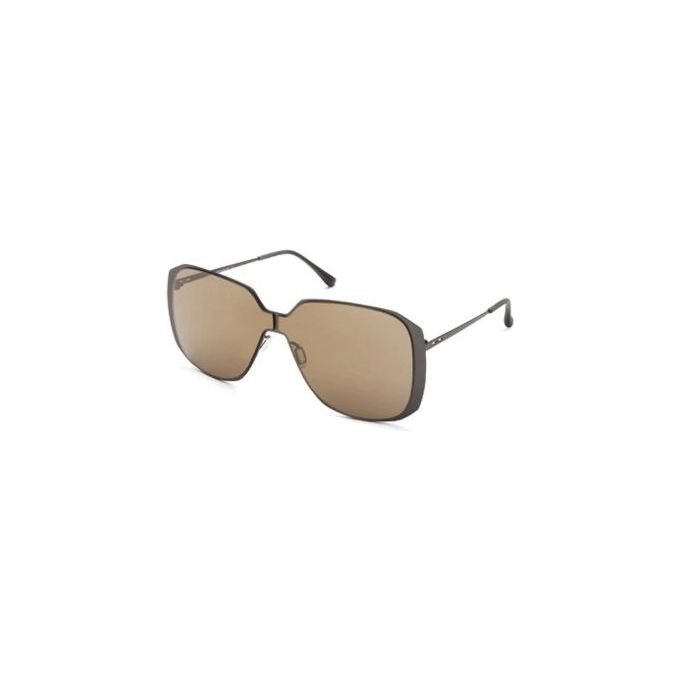 Image of Italia Independent Occhiali da Sole Mod 0214 I-THIN METAL GUN METAL SMER con Lenti UV e Design Trendy per Comfort e Stile