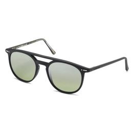 Italia Independent Occhiali da Sole Mod 0704 THIN ROUND SUN B2 BLACK BUT