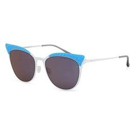 Occhiali da Sole Mod 0257 THIN METAL BASE 2 WHITE GLO Design Elegante per Uomini e Donne in Stile Moderno