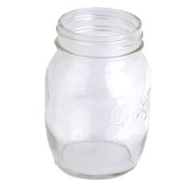 Vaso in Vetro Fiocco Chiusura Tappo a Vite 70mm 0,50 Litri 6 Pezzi