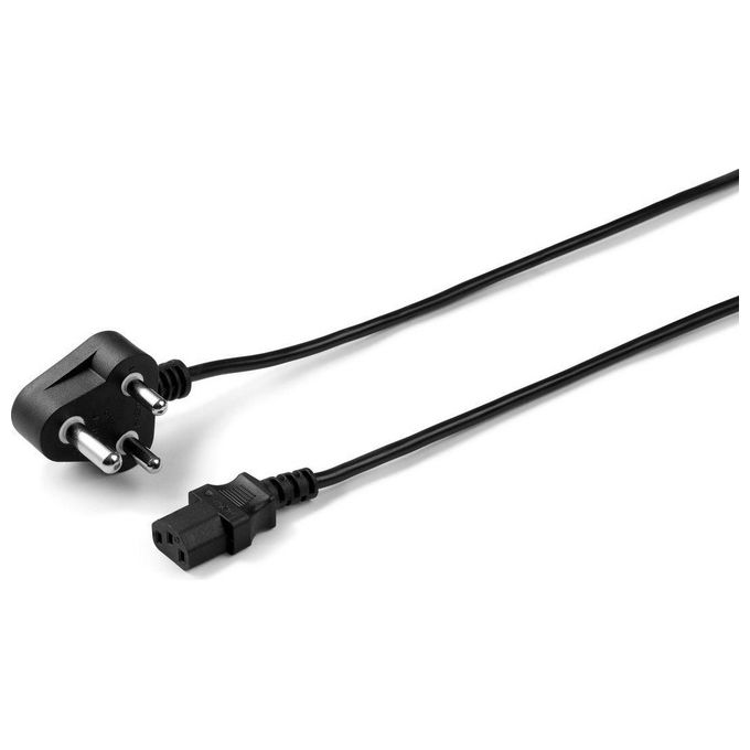 ITB Cavo Alimentazione 1.8m C13 Sud Africa Nero