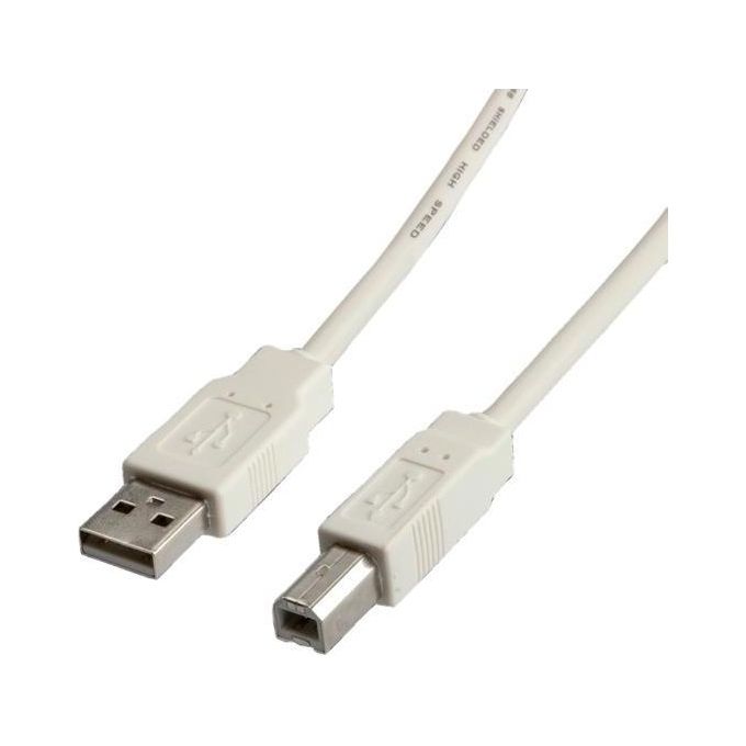 Itb Cavo Usb 2.0 A/a M/mbianco Mt 0 80 Bianco