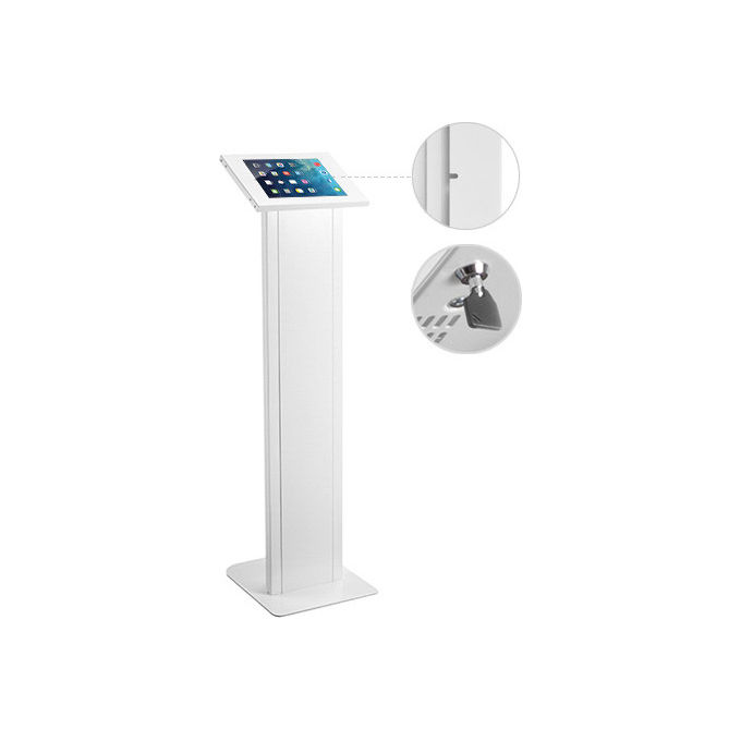 ITB Supporto Tablet Kiosk Freestanding Bianco Universale 10 Pollici