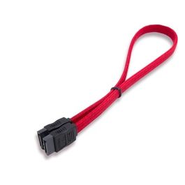 itek cavo Sleevato Sata3  300mm   Rosso