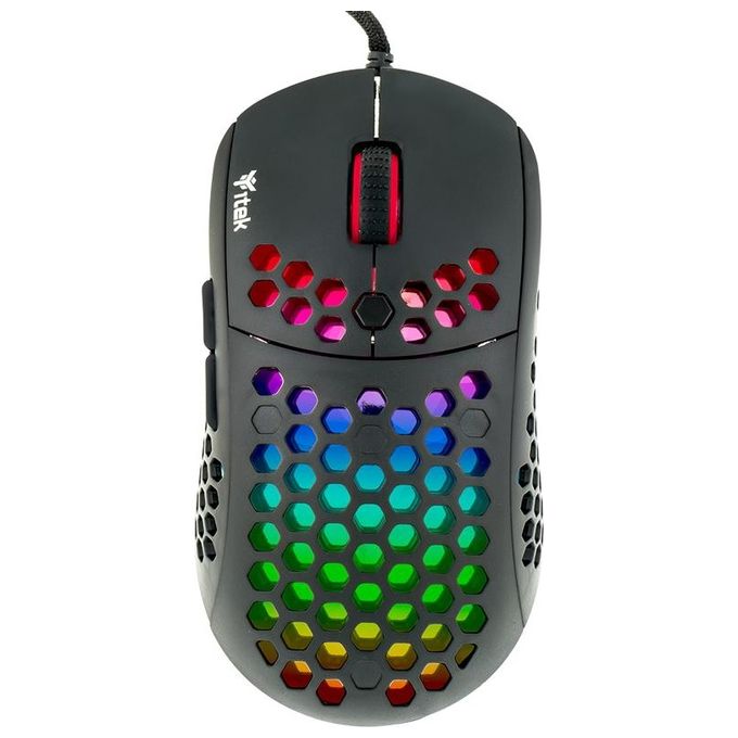 iTek G71 Mouse Mano Destra Usb Tipo A Ottico 12000 Dpi