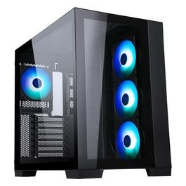 Itek ITGCADCAGB Case DARK CAVE Gaming Tower ATX 4x12cm ARGB Fan 2xUsb 3.0 Type-C Side e Front Panel Temp Glass