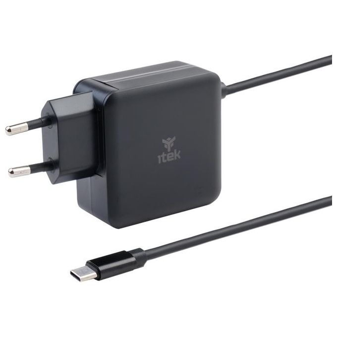 Itek ITNBAWC65 Caricabatterie per Dispositivi Mobili Computer Portatile Nero Ac Interno