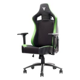 iTek SCOUT PM30 Sedia da Gaming PVCe Tessuto Braccioli 4D Nero/Verde