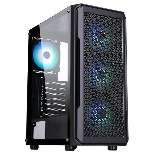 Six Triangle Computer Case Midi Tower Nero