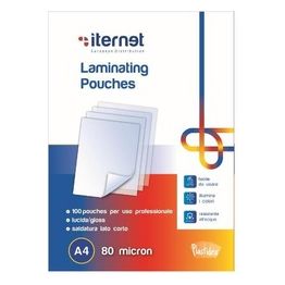 Iternet Pouches A4 100 Fogli 80 Micron