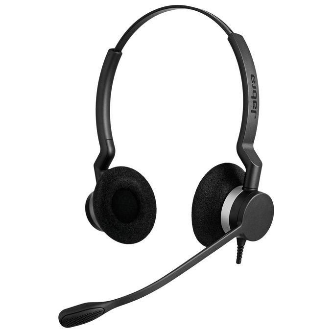Jabra 2399-829-189 Cuffie Binaurali USB-C Bluetooth Biz 2300 Nero Microfono con cancellazione del rumore
