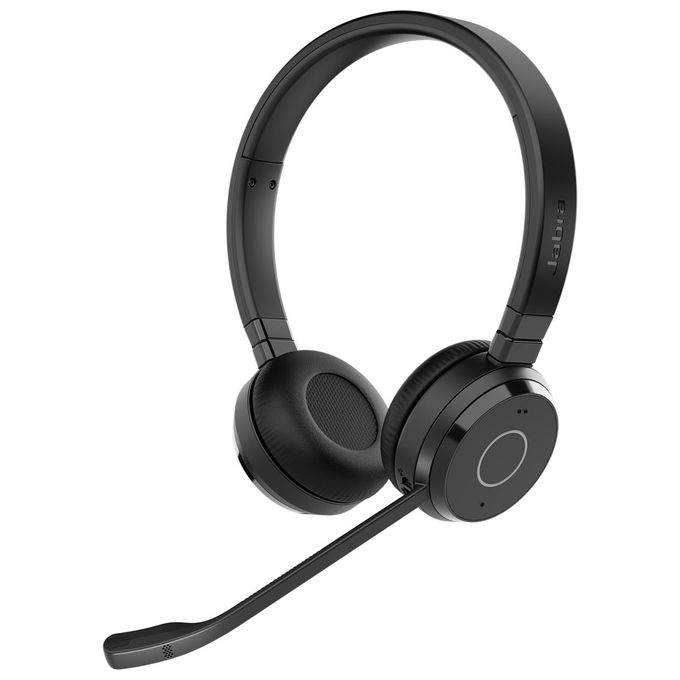 Jabra Cuffie Evolve 65 TE Wireless Bluetooth USB-A Nero
