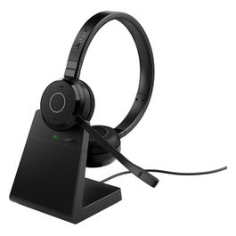 Jabra, Cuffie Evolve 65 TE, Archetto, USB-A, Bluetooth, Nero