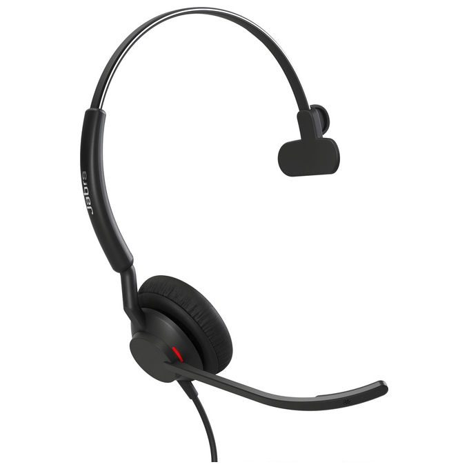 Jabra 4093-413-269 Cuffie Mono Cablate Engage 40 USB-C-USB-A Riduzione Rumore Nero