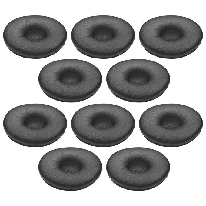 Jabra 14101-49 Copriauricolari in Ecopelle per Jabra BIZ 2400 II Dimensione L Confezione da 10 Pezzi colore Nero