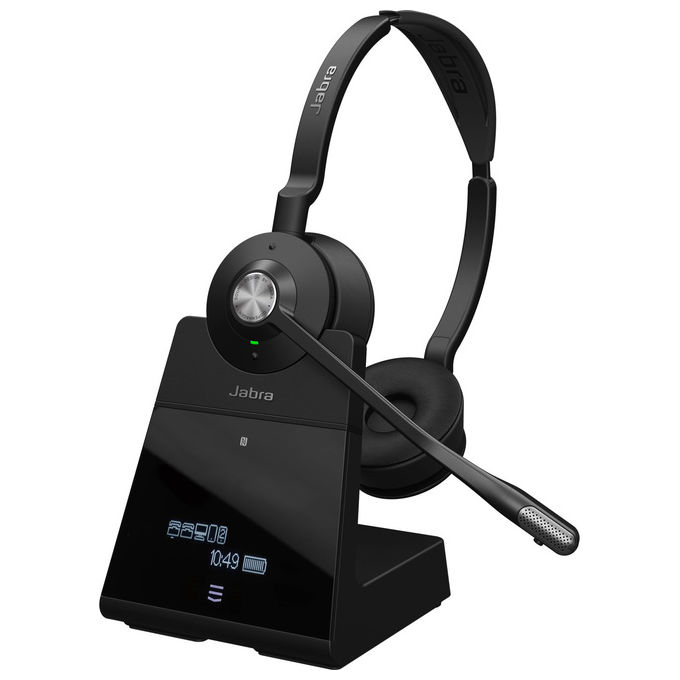 Jabra 9659-583-111-1 Engage 75 SE Auricolare Wireless Bluetooth Padiglione Ufficio Nero
