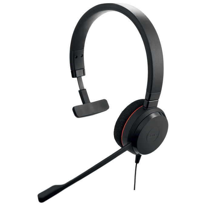 Jabra Evolve 20 Auricolare Cablato USB-C-A Mono Ufficio Nero