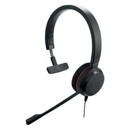 Jabra Evolve 20 MS Mono Usb-C Cuffie Padiglione Auricolare Nero Usb Tipo-C