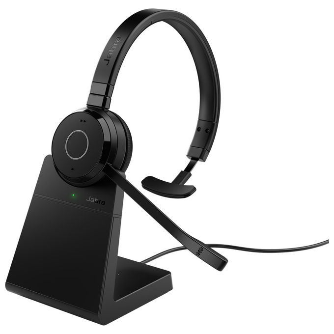 Jabra Evolve 65 TE 6693-833-499 Auricolare Wireless Bluetooth USB-A Mono Nero
