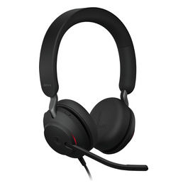 Evolve2 40 SE Cuffie Biauricolari Cablate Nere