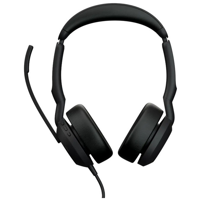 Jabra Evolve2 50 25069-999-899 Cuffie Cablate da Ufficio USB-C-A Nero