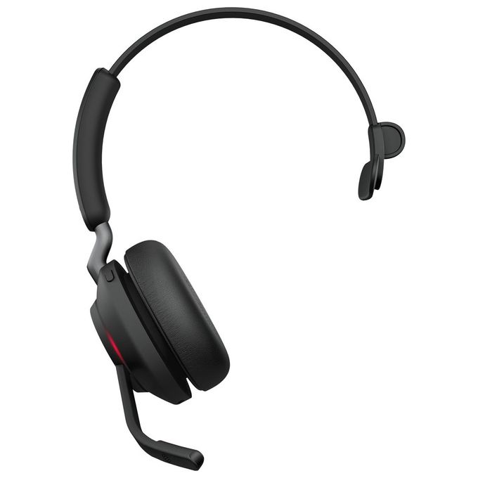 Image of Jabra Evolve2 65 Cuffie Mono Wireless Cuffie Certificate per Microsoft Teams e con Funzione Noise Cancelling Batteria a Lunga Durata Adattatore Bluetooth Usb-A Nero