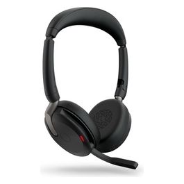 Jabra Evolve2 65 Flex UC Stereo Cuffie con Microfono Over Ear Bluetooth USB-C Nero Ottimizzato per UC