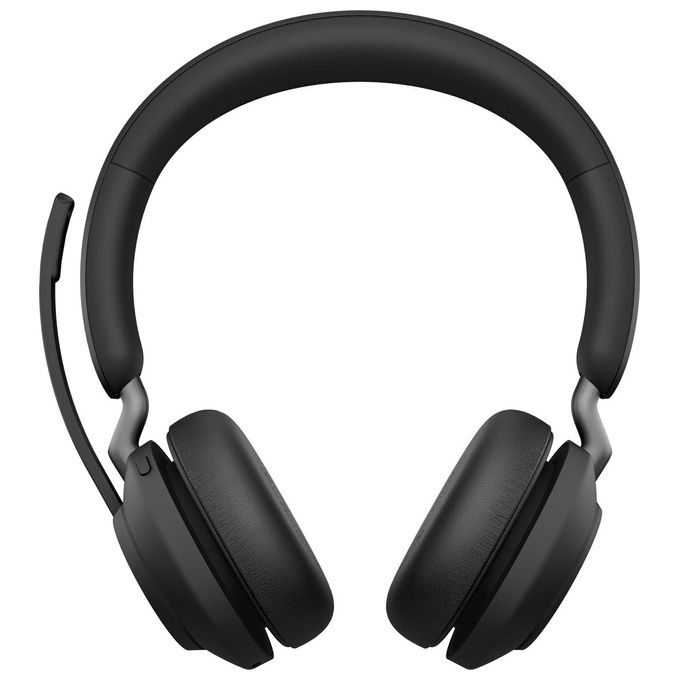 Jabra Evolve2 65 UC Stereo Auricolare Wireless a Padiglione Ufficio Usb Tipo-C Bluetooth Nero