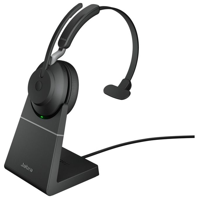 Jabra Evolve2 65 UC Mono Cuffia Padiglione Auricolare Usb Tipo A Bluetooth Nero